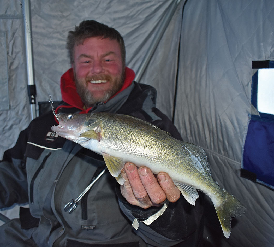 SAGINAW WALLEYES ON ICE - Robert Gwizdz – Great Lakes Angler