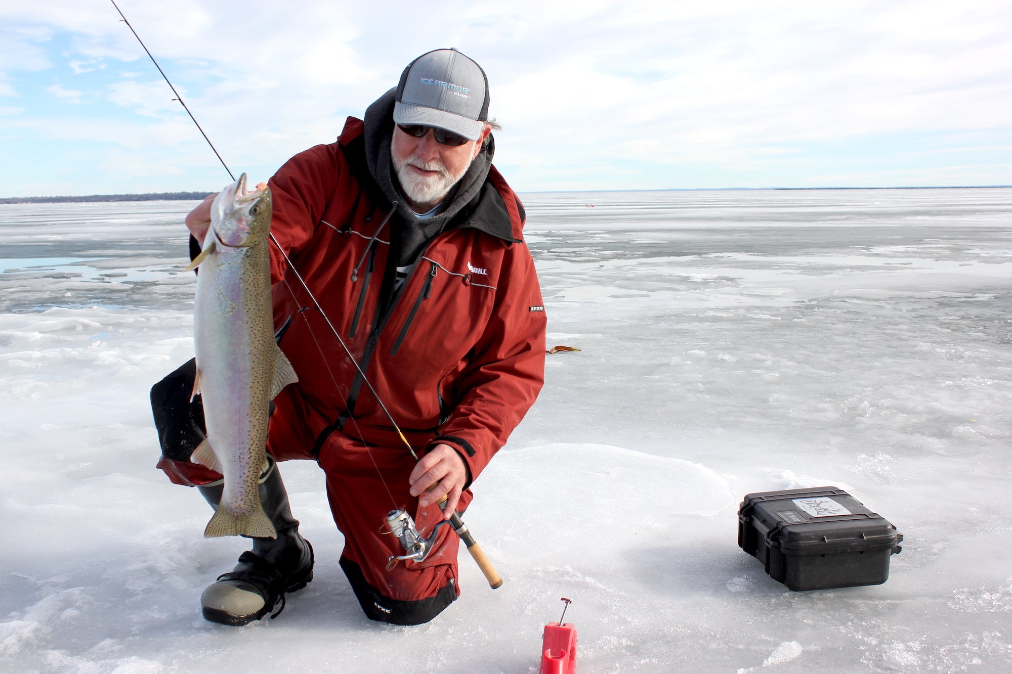 Rattle Reels: Leader Line choice and hook choice? - Ice Fishing