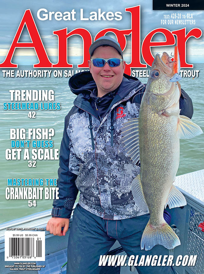 Single Issue of Great Lakes Angler magazine in print